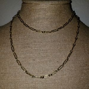 Waxing Poetic 36" Brass Chain